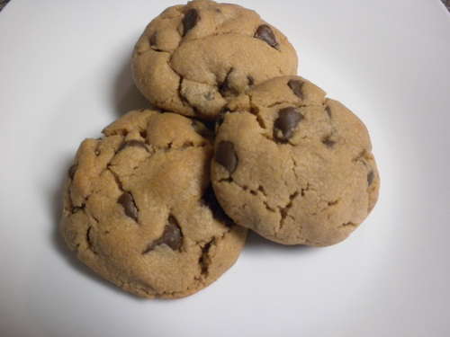Flourless-Peanut-Butter-Chocolate-Chip-Cookies